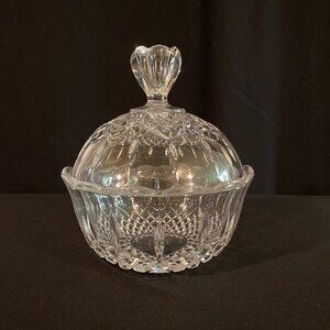 Large American Brilliant Period Cut (APB) Crystal Candy Bowl